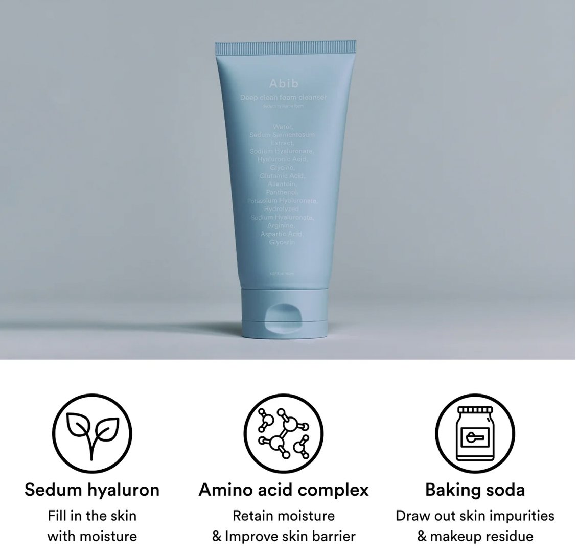 [Abib] Deep Foam Cleanser